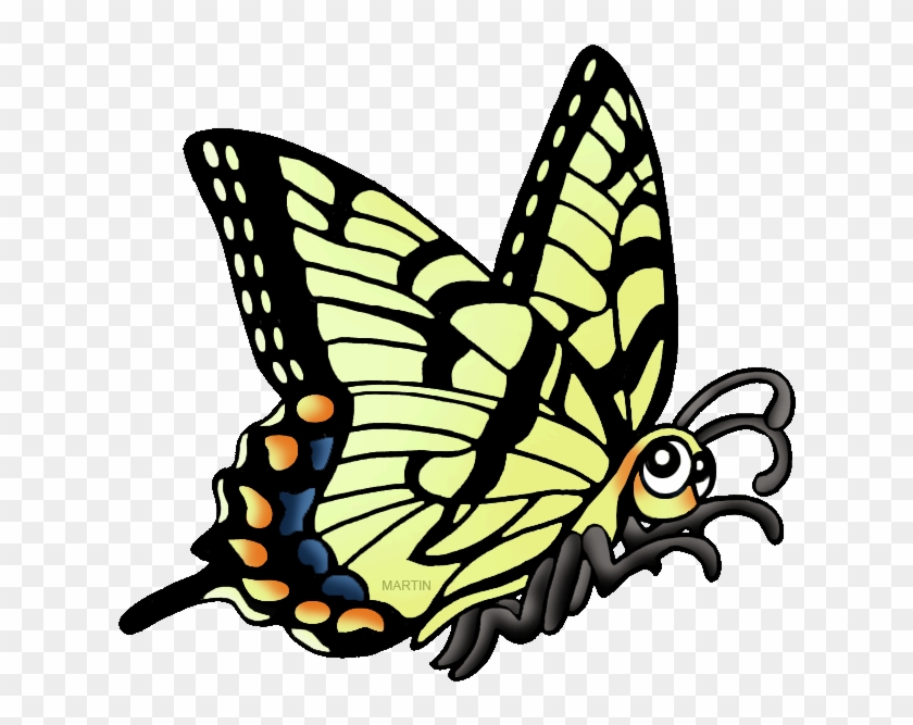 Tiger Swallowtail Butterfly Clipart #923125