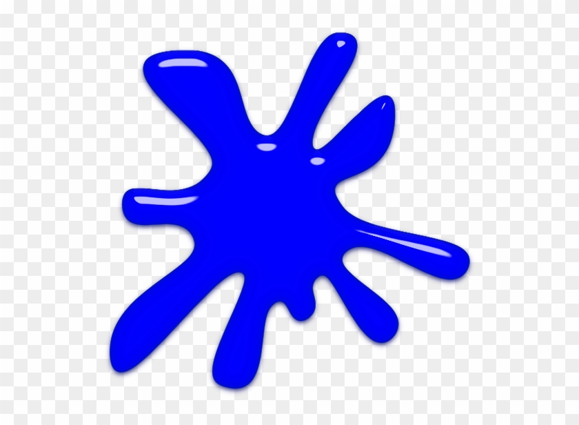 Blue Splat Clipart - Oobleck Clipart #923770