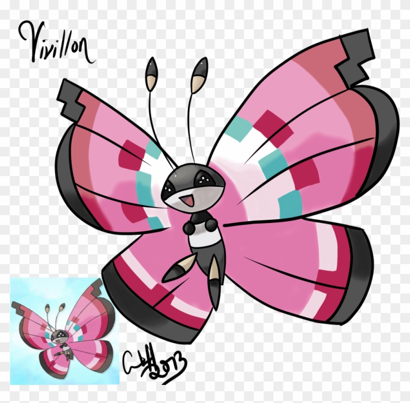 Vivillon By Shinrah Vivillon By Shinrah - Drawing #926211