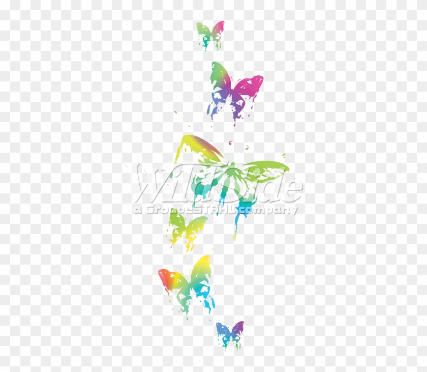 Neon Butterflies - Illustration #926620