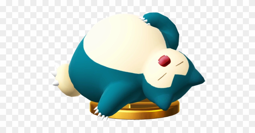 Snorlax Trophy Ssbwu - Snorlax Png Hd #927523