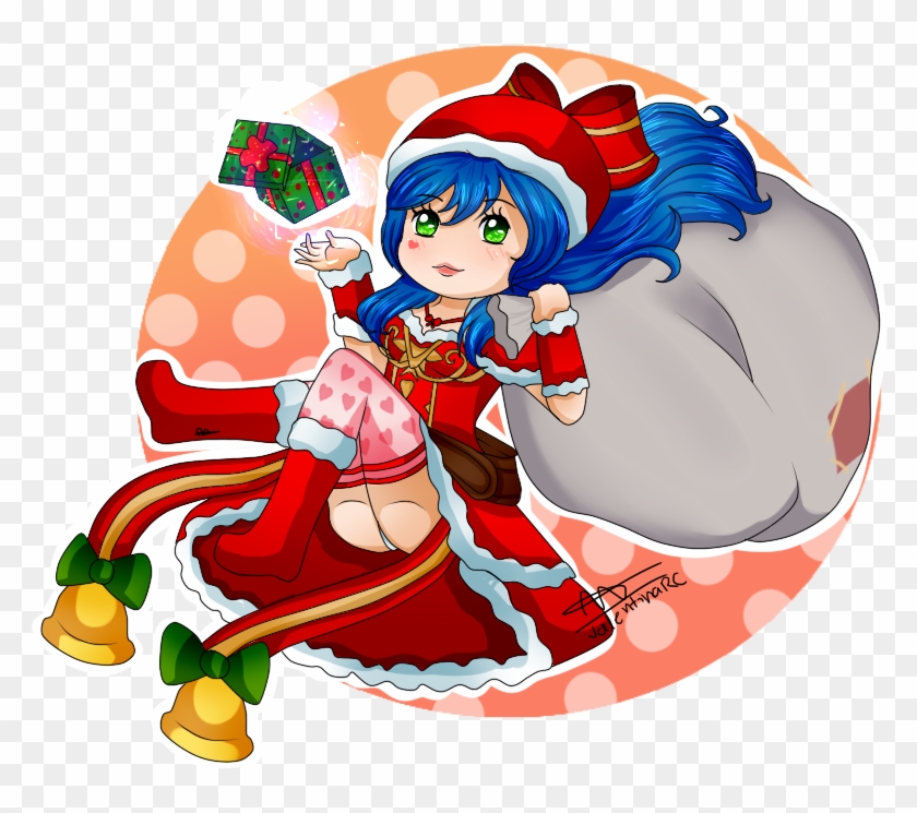 Eudora Skin De Navidad By Valentinitarc - Eudora Mobile Legend Art #927653