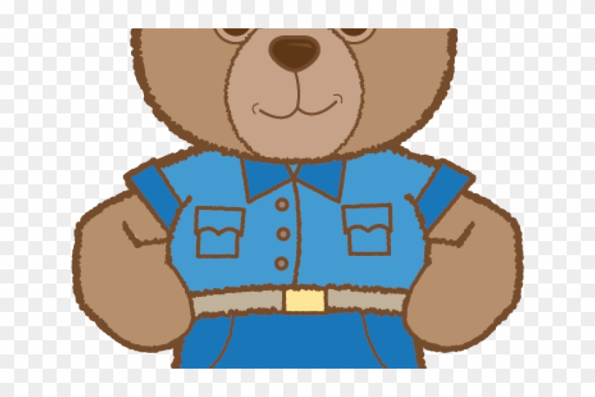 Police Clipart Bear - Cartoon Police Bear #930632