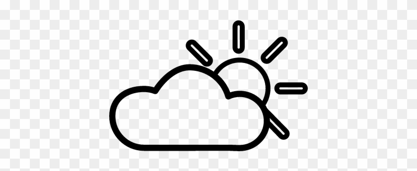 Cloudy Day Outline Vector Cloudy Day Drawing Free Transparent Png Clipart Images Download