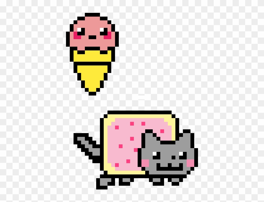 Nyan Cat With Ice Cream - Nyan Cat #933501