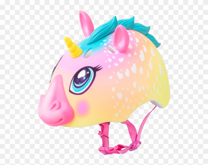 Rainbow 2024 unicorn helmet