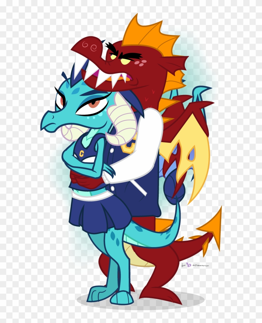 Garble, Letterman Jacket, Male, Princess Ember, Safe, - Art #935750