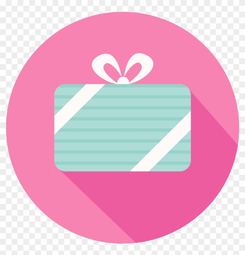 Gift Flat Design Icon - Clip Art #936553