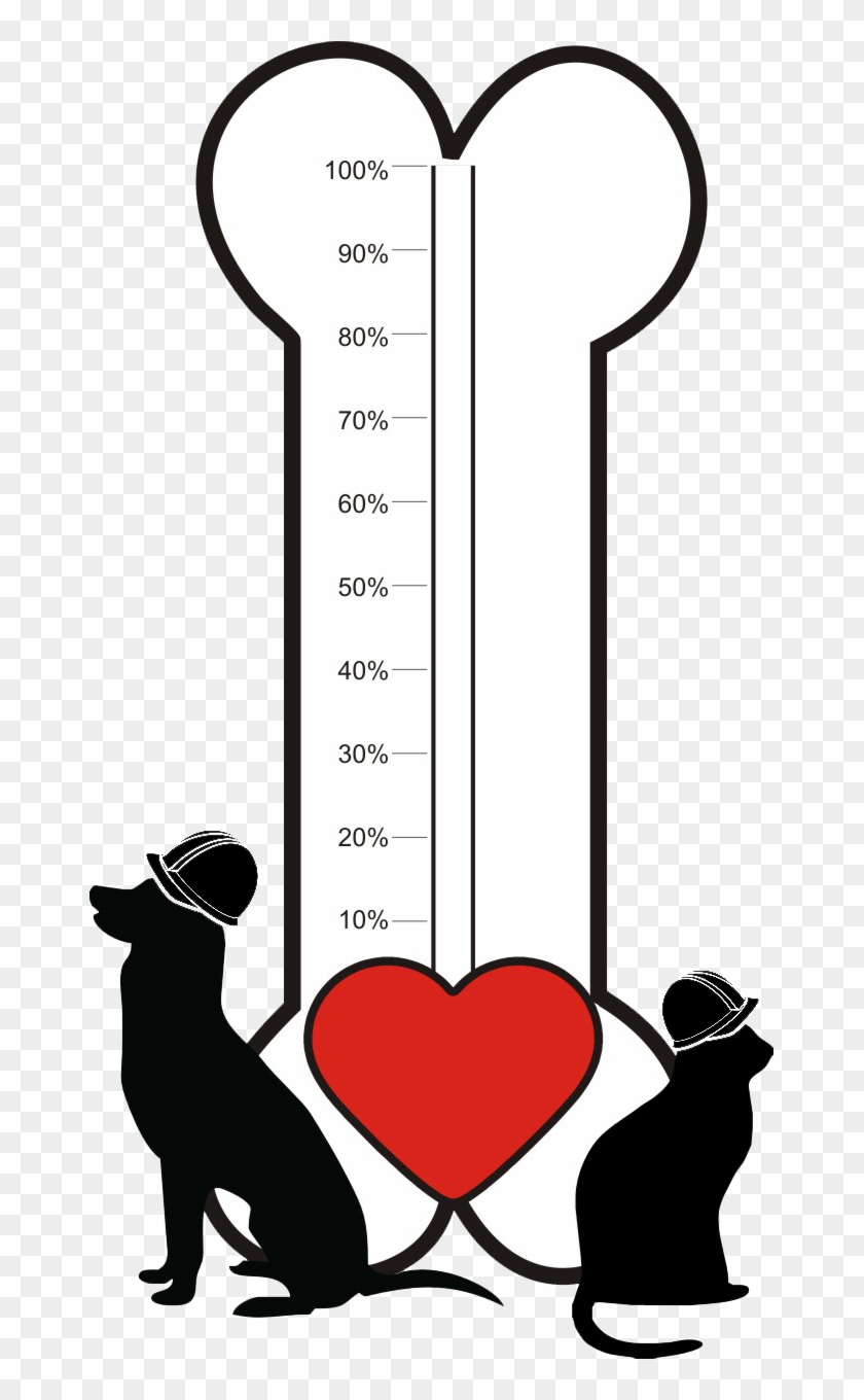 Fundraising Thermometer Template Via Heart Free Transparent