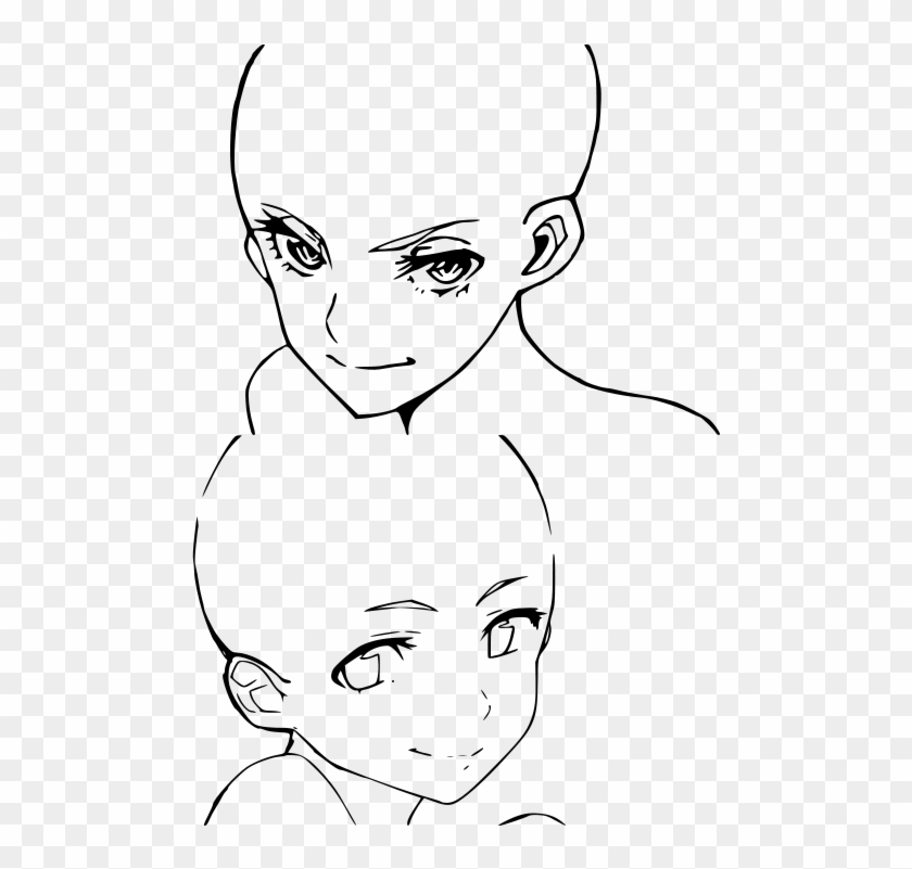 Anime Face Outline / If you want to draw your favorite character or