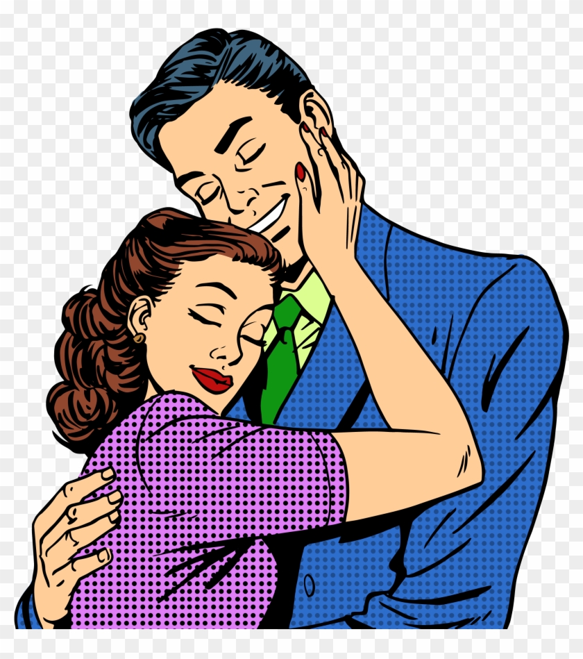 Pop Art Stock Illustration Couple Royalty-free - Shohar Ko Naik Banane Ka Wazifa #937215