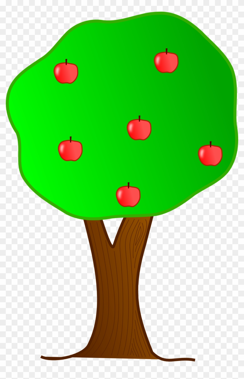 Apple Cartoon Clip Art - Apples On A Tree Cartoon #937938