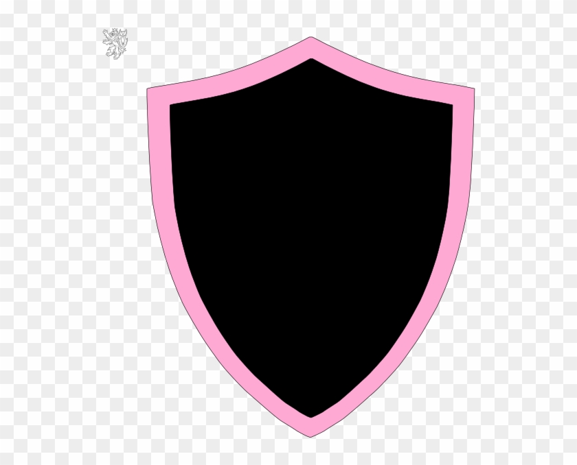 Black Shield Cliparts - Pink And Black Shield #939097