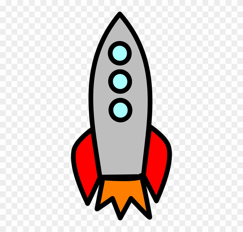 Firefly Cliparts 6, Buy Clip Art - Clipart Rocket Blasting Off #939204