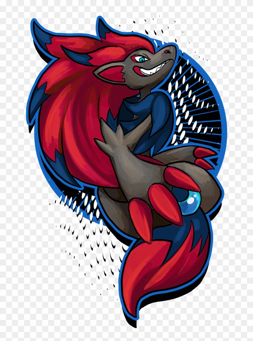 White 2 After 4361 Res Zoroark Logo Free Transparent Png Clipart Images Download - zoroark roblox