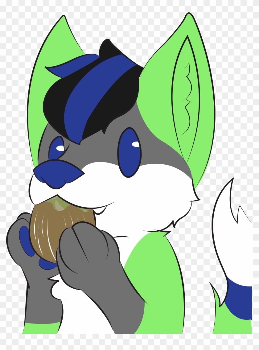 Kiwi Fox Eating Kiwi - Kiwifruit #940960