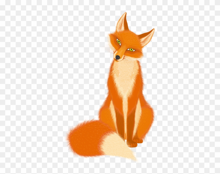 Silver Fox Clipart Baby Fox - Transparent Cartoon Fox #941006