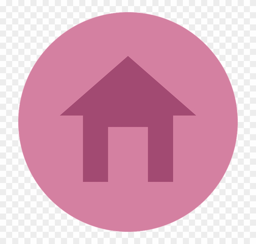 Home Icon Transparent Pink