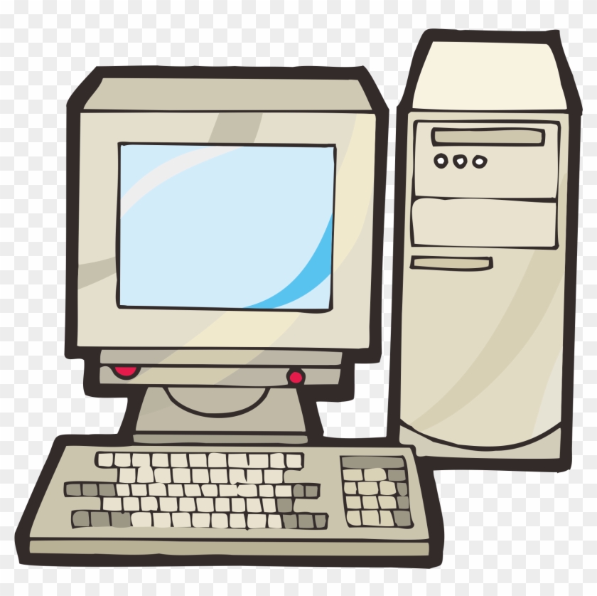 Personal Computer Computer Keyboard Drawing - Computer Drawi