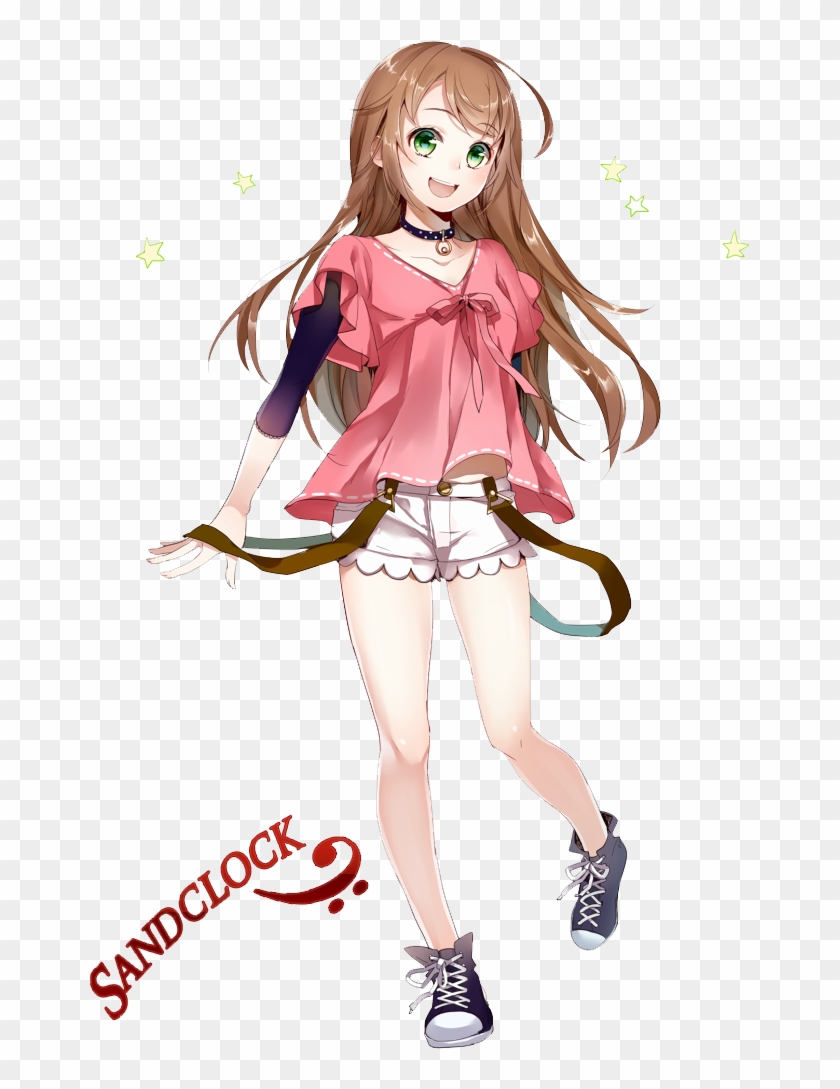Anime Girl With Fan Weapons Roblox Anime Girl Decal Free Transparent Png Clipart Images Download - download free png render cute gfx render roblox hd png download