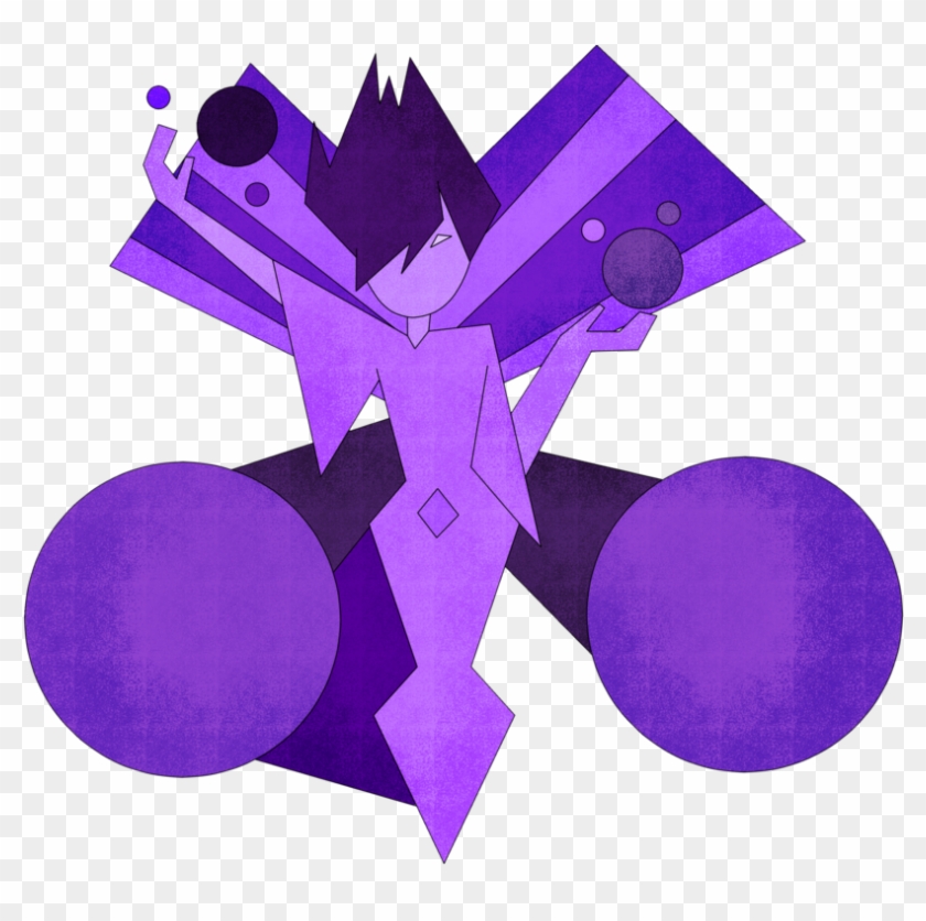 Purple Diamond Mural By Lizzyaster - Illustration #946389