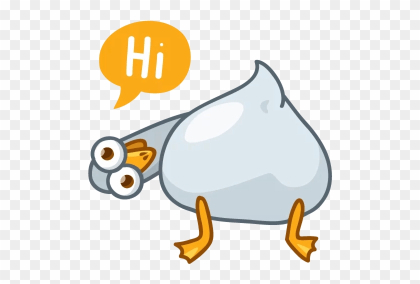 Jonathan The Seagull Imessage Stickers Messages Sticker-0 - Голубь Стикер #946909