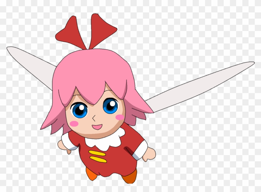 Kirby 64 Crystal Ribbon Anime Style Artwork By Aquamimi123 - Ribbon Kirby  Anime - Free Transparent PNG Clipart Images Download