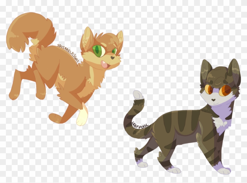 Squirrelflight And Leafpool By 5up3r-n0va - Digital Art #949689