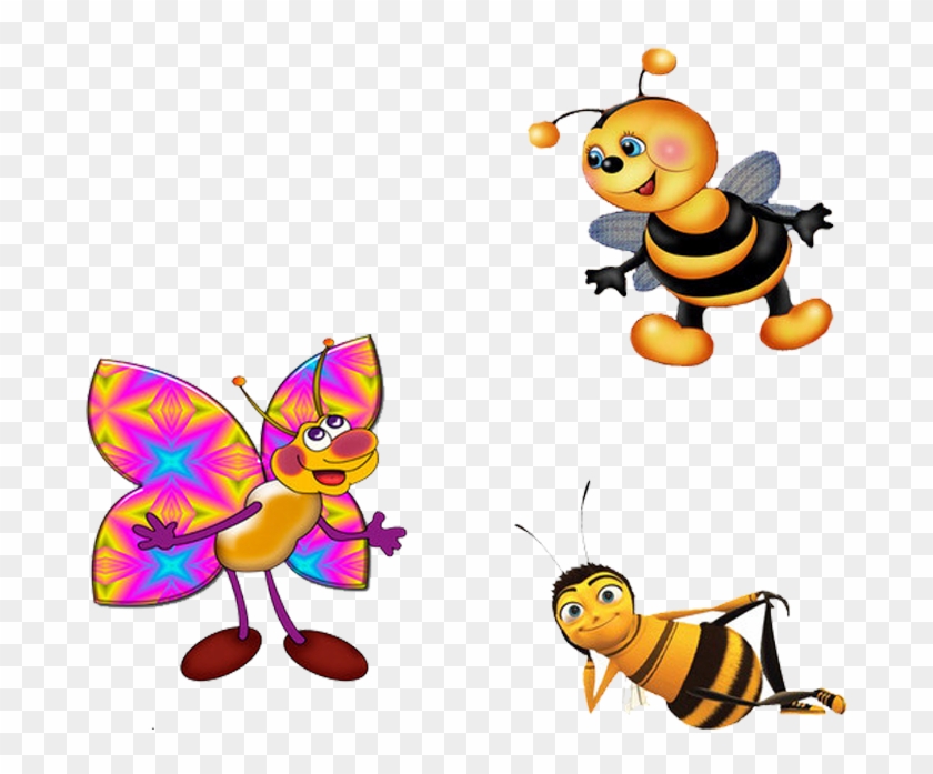 Cute Little Cartoon Bee - Bee Movie Barry Benson Art Print 32x24 Poster #950145