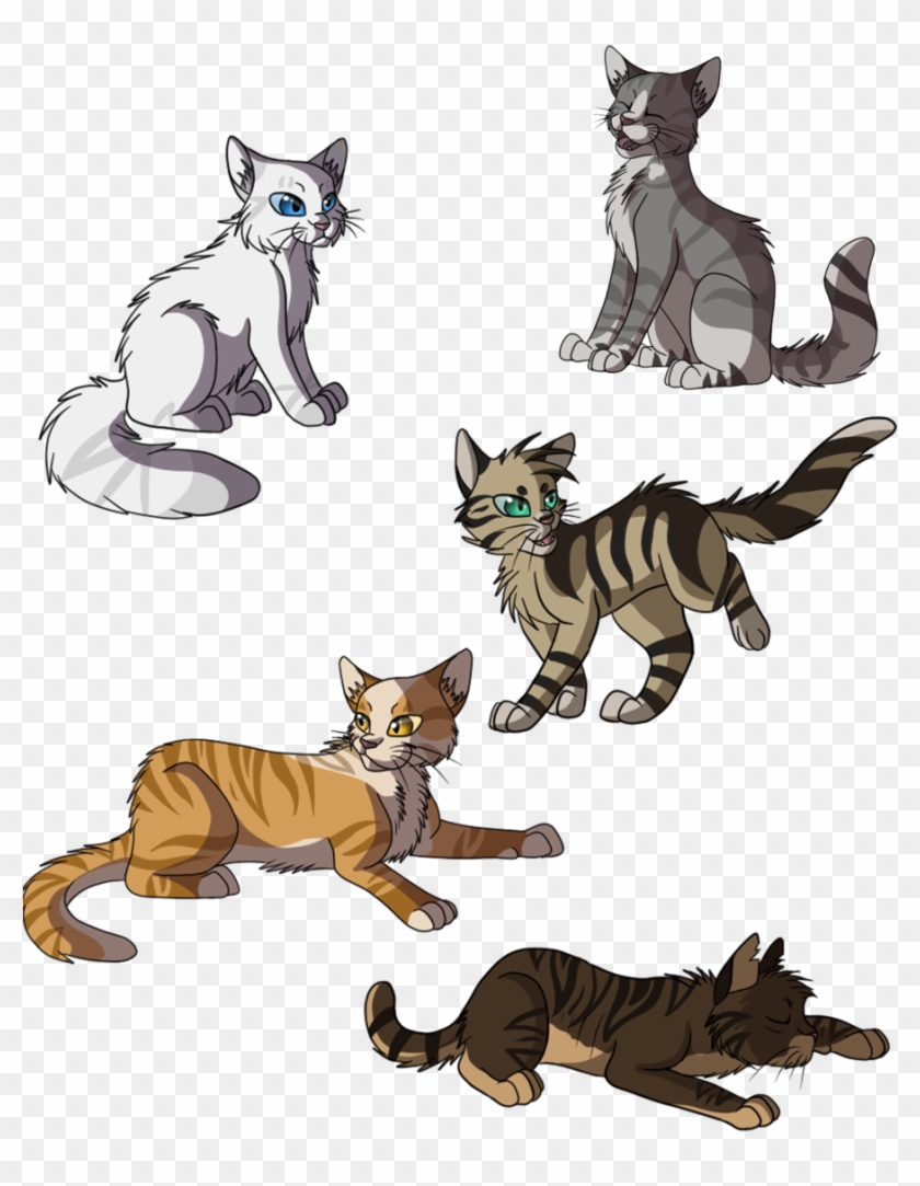 Thunderclan Warriors By Sassyheart Thunderclan Warriors - Cartoon ...