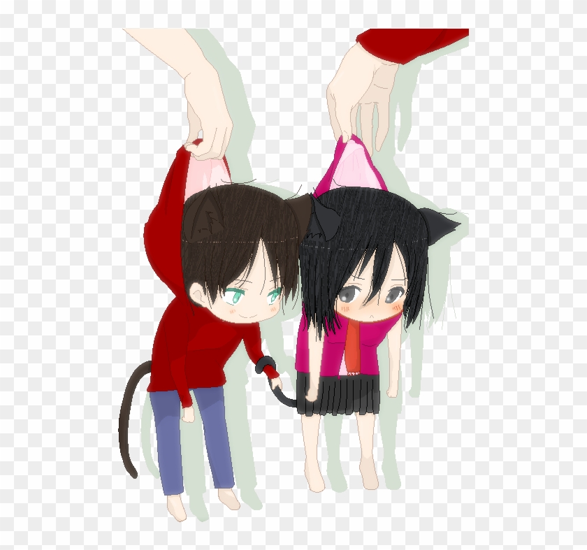 Eremika Kitties By Animelover876 - Eremika The Red String Of Fate #950859