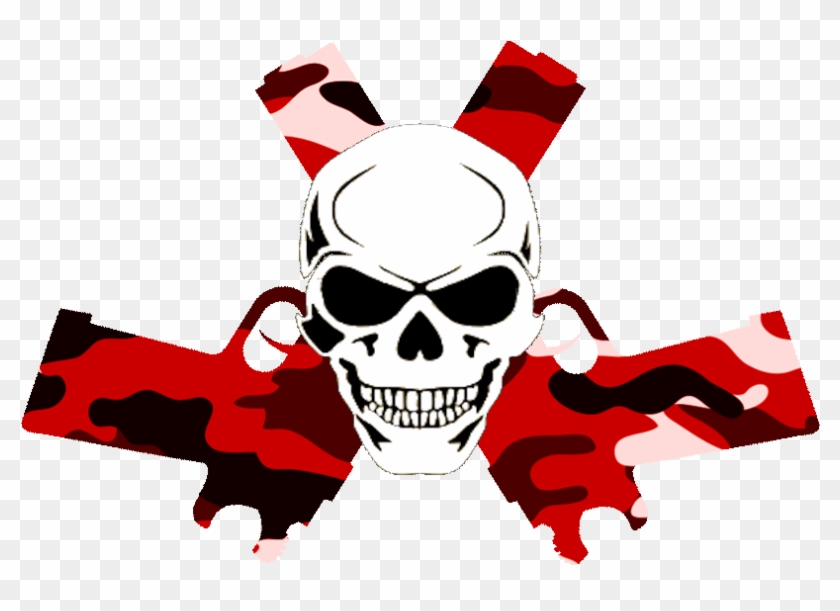 Skull And Guns Png #951112