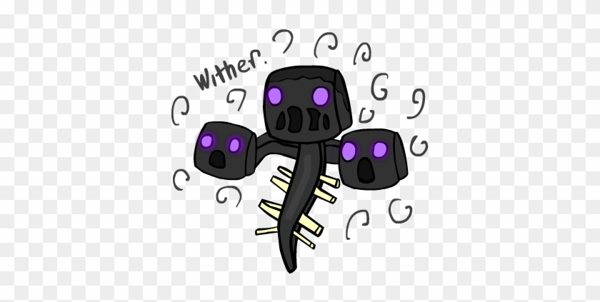 The Wither By Scp-079 - Minecraft Mobs Cartoon Png #951214