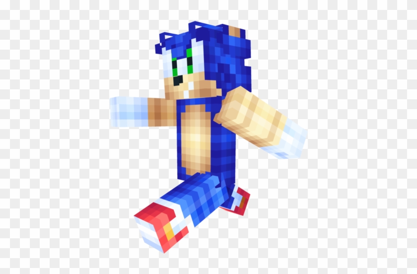 Classic Super Sonic the Hedgehog Minecraft Skin
