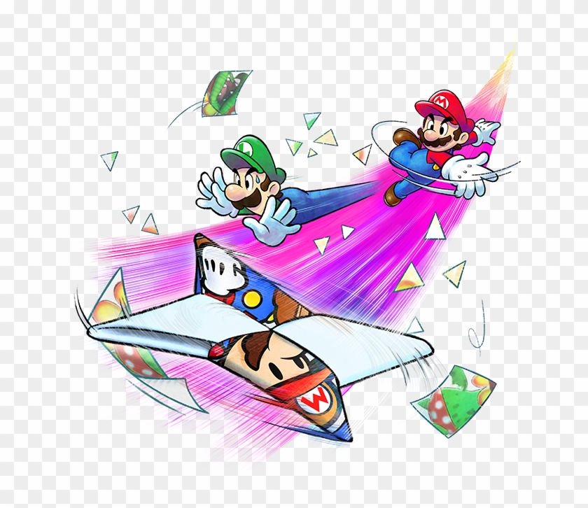 Our Trio Of Heroes - Mario And Luigi Paper Jam - Full Size PNG Clipart ...