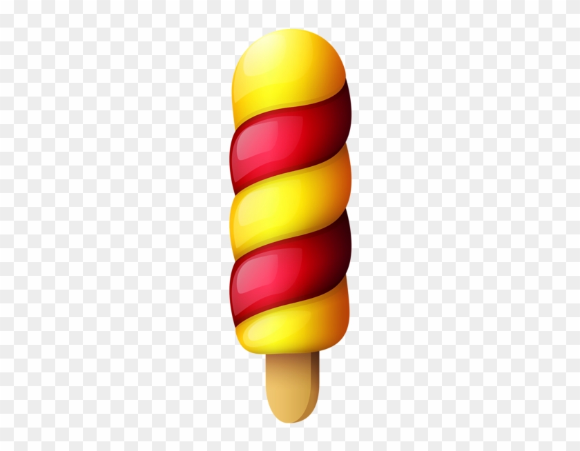 Birthday Clipart - Red And Yellow Ice Cream #171805