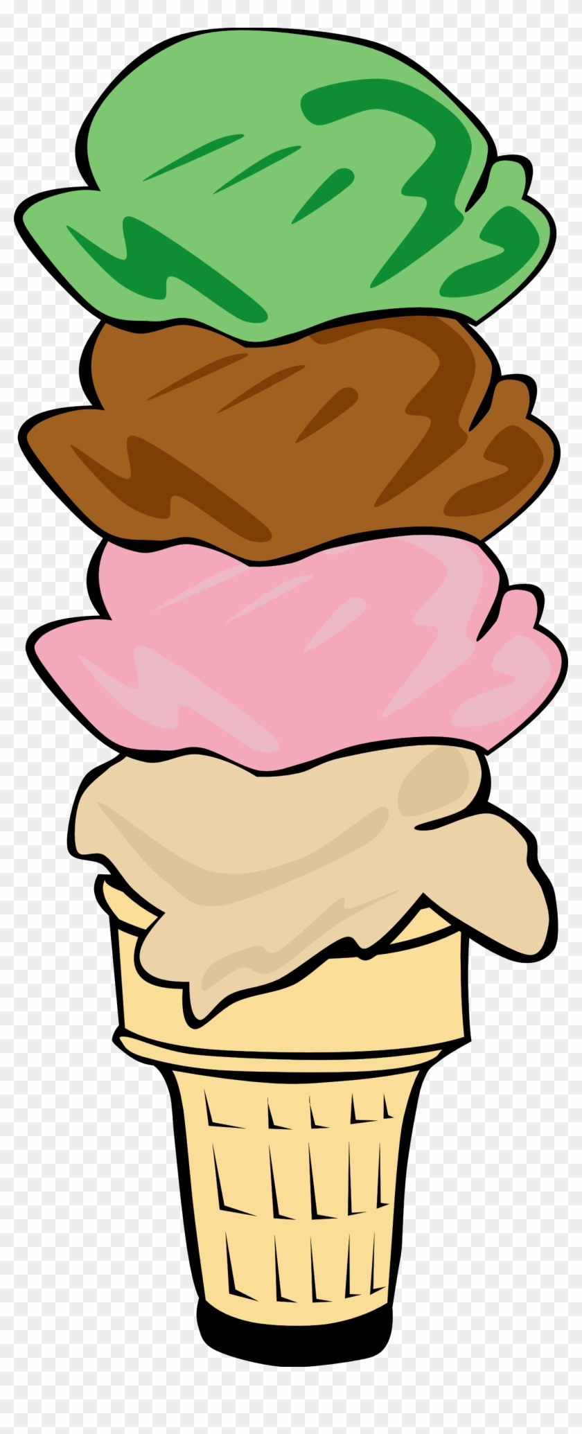 Ice Cream Social Clipart Black And 