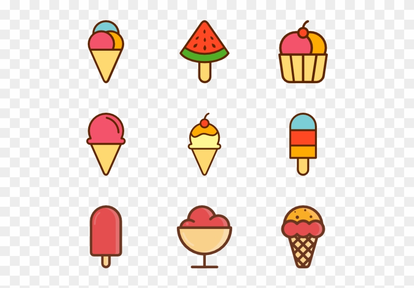 Ice Cream - Cartoon Ice Cream Icon #172679