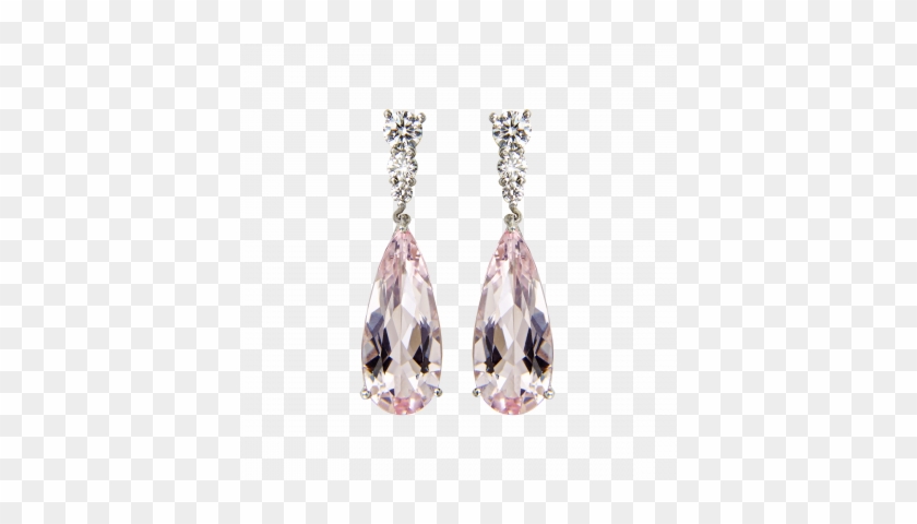 Berkeley Morganite And Diamond Earrings - Berkeley #953008