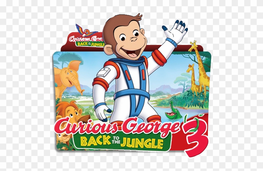 Curious George 3 Back To The Jungle Folder Icon By - Curious George 3: Back To The Jungle (dvd) #953486