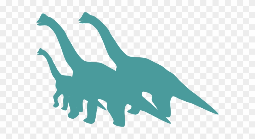 Brontosaurus Family Of 3 Clip Art - Dinosaur Clip Art #953657