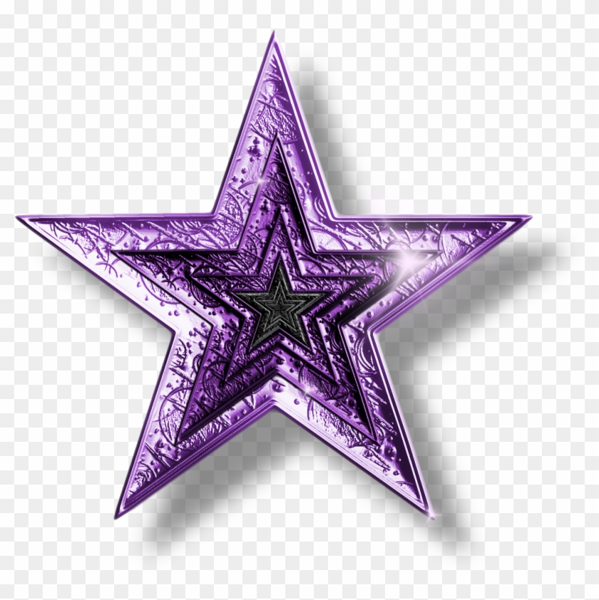 Purple Stars Clipart Purple Star Png By Jssanda - Purple Star Png #953918