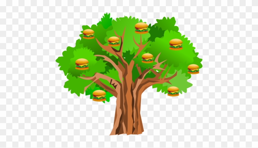 Hamburger Clipart - Tree Clipart Transparent #954886