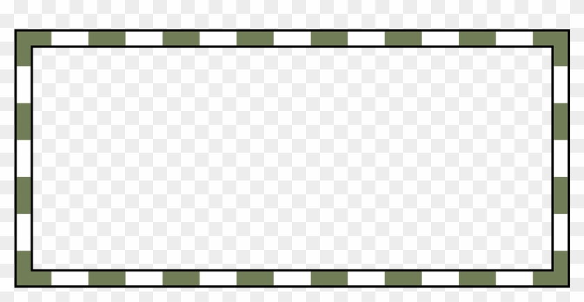 Border Green White Dashed Frame Png Image - Screenshot #954933