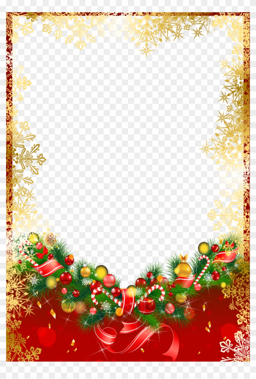 Frame Png Border For Christmas - Christmas Frames And Borders Red ...