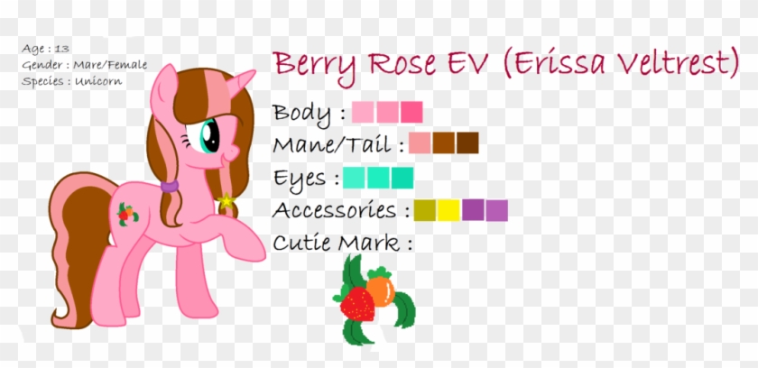 Mlp Berry Rose Ev's Ref Sheet By Cindystaryt - Cartoon #955718