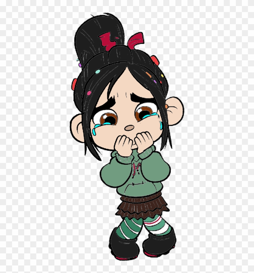 Vanellope Von Schweetz Crying - Cartoon #956024