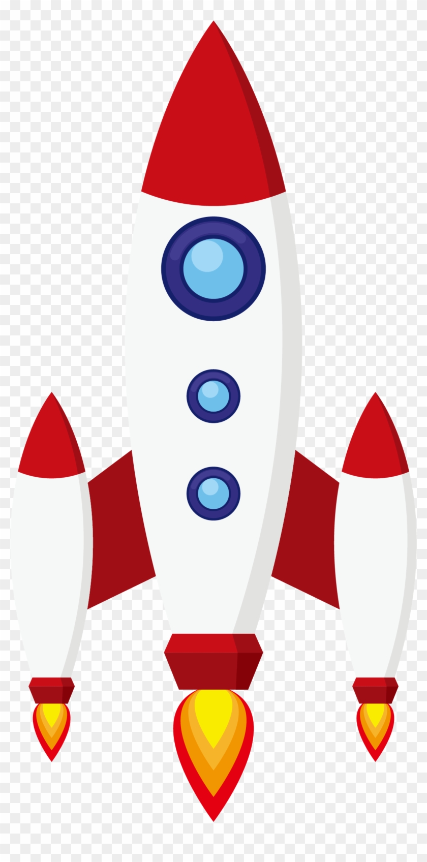 Rocket Spacecraft Clip Art - Cartoon Rocket Spaceship Png - Free