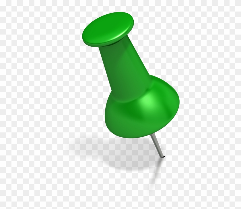 Enter Here For - Green Thumbtack Png #958357