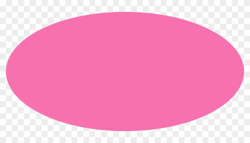 Pink Oval Clipart - Colors Circle Transparent #958514